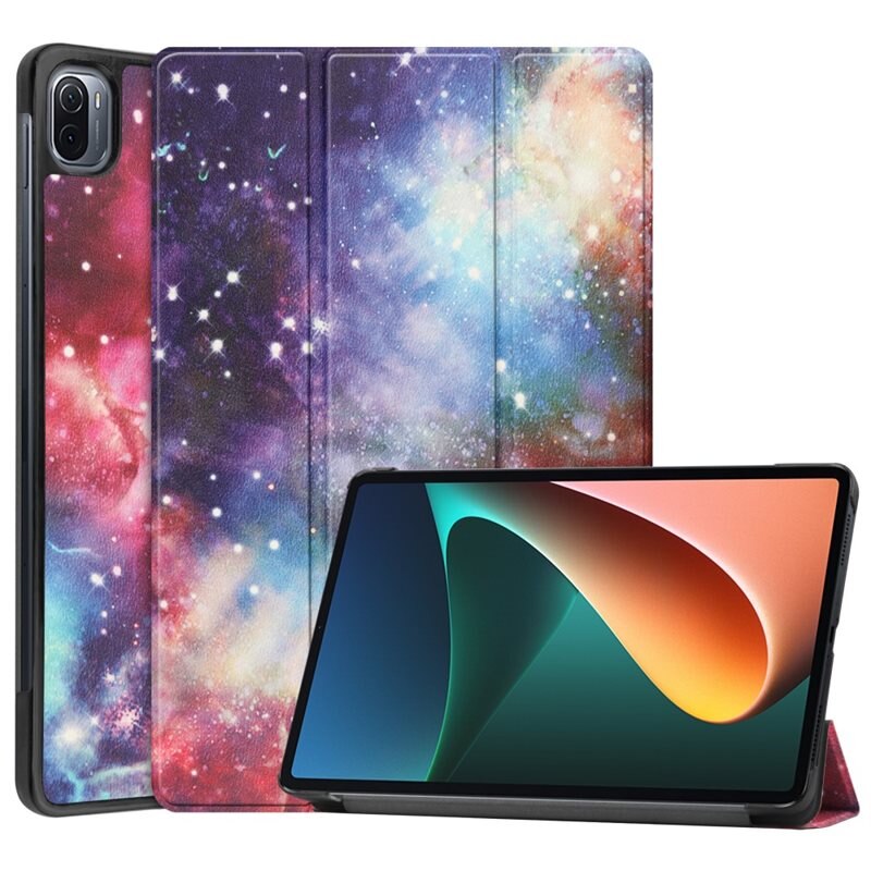 Etui Tri-fold Xiaomi Pad 5 Rum - Beskyttende etui med støttefunktion
