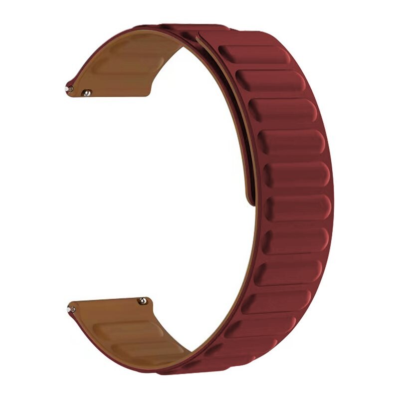 Magnetisk Silikonearmbånd Samsung Galaxy Watch 7 44mm bordeaux