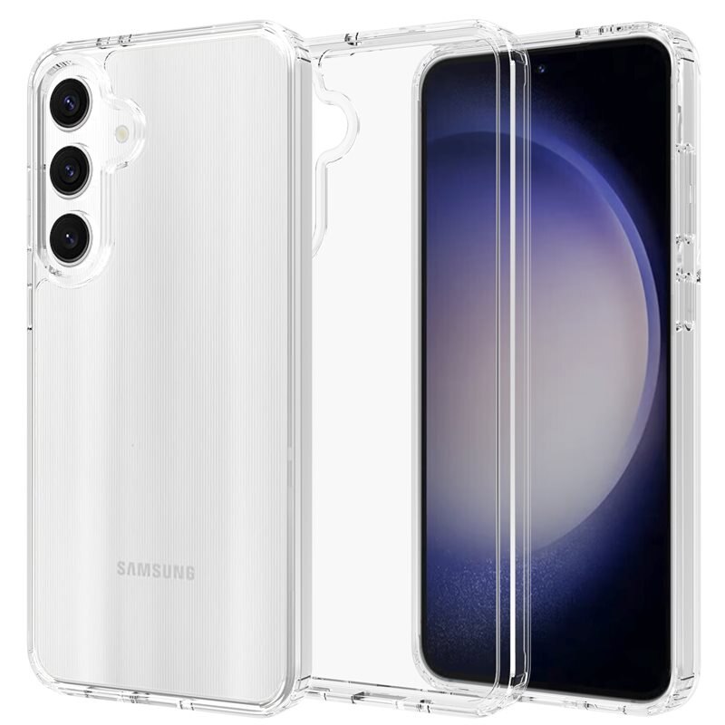 Mobique Hybridcover Samsung Galaxy S24 FE Gennemsigtig - Stødbestandigt cover