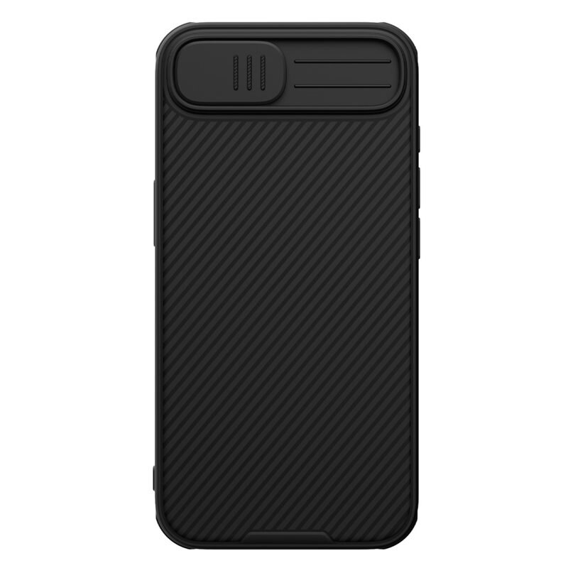 Nillkin CamShield Cover MagSafe iPhone 16e sort - MagSafe-etui med indbygget kamerabeskyttelse