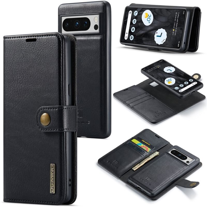 DG.MING Magnet Wallet Google Pixel 8 Pro Black