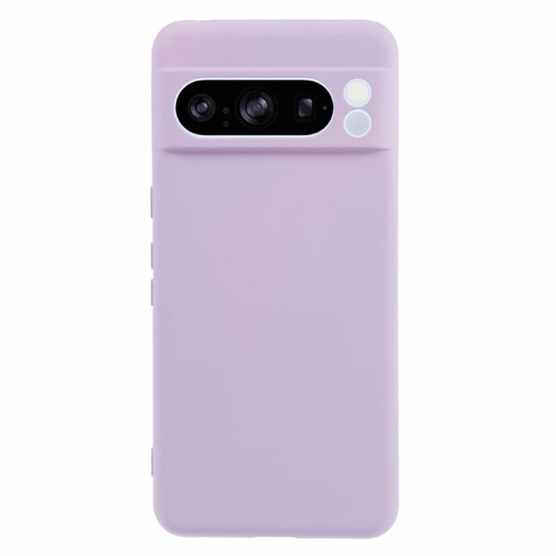 Stødsikker Cover TPU Google Pixel 8 Pro Lilla - Stilfuldt cover i sjov farve med beskyttelse for linserne