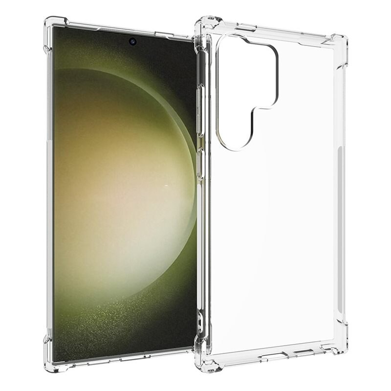 tectTech TPU Case Extra Samsung Galaxy S24 Ultra Clear - Stødbestandigt cover i enkelt design