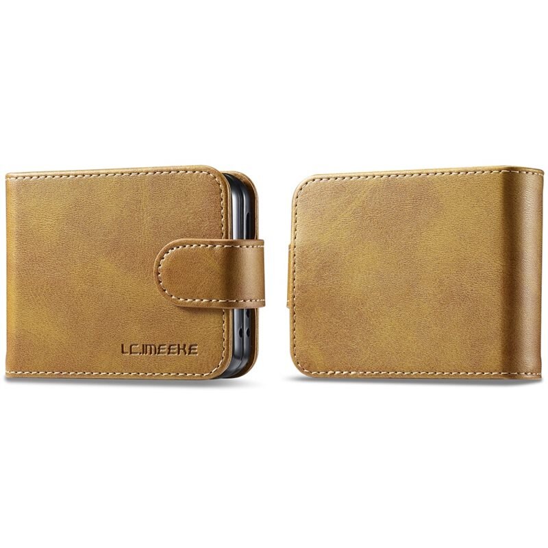 LC.IMEEKE Tegnebogsetui Samsung Galaxy Z Flip 6 cognac