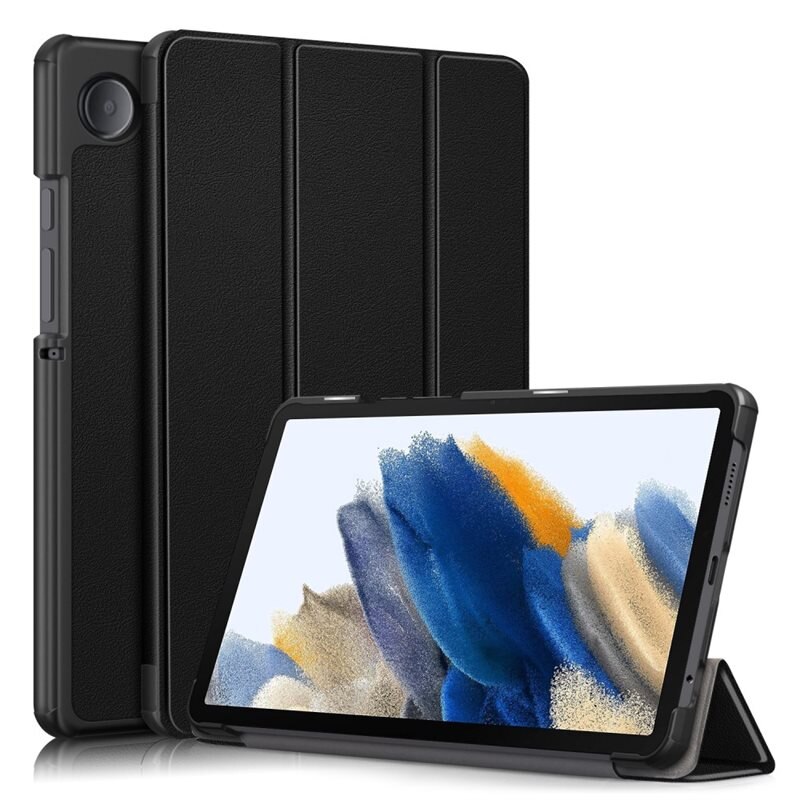 Etui Tri-fold Samsung Galaxy Tab A9 Sort - Beskyttende etui med støttefunktion