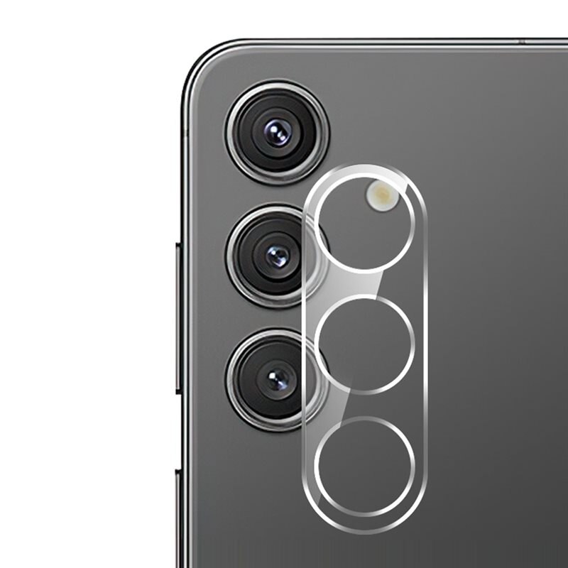 Hærdet Glas Linsebeskytter Samsung Galaxy S25 - Fuldt dækkende kameralinsebeskyttelse i hærdet glas
