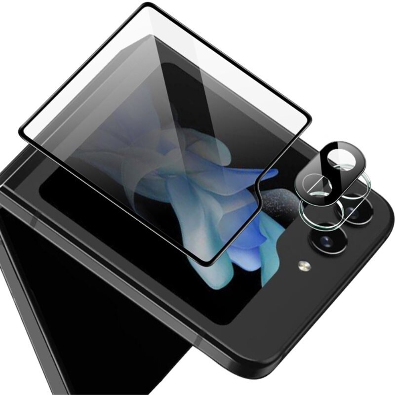 Imak Hærdet Glas Linsebeskytter + Skærmbeskytter Samsung Galaxy Z Flip 5 sort