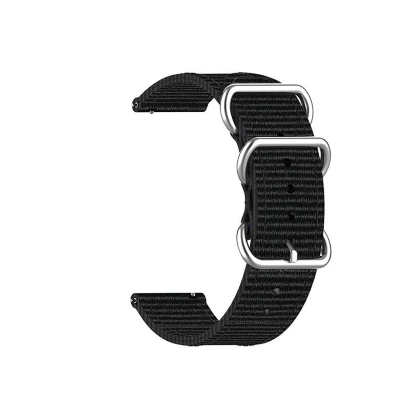 Samsung Galaxy Watch 7 40mm Nato armbånd sort
