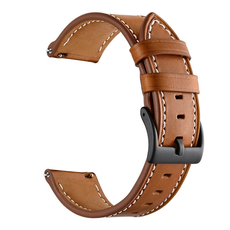 Læderrem Samsung Galaxy Watch 5 40mm Brun - Smart læderarmbånd