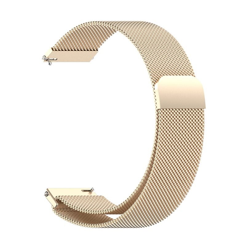 Armbånd Milanese Garmin Approach S44 Champagne guld - Luksuriøst armbånd med magnetisk lukning - Rustfrit stål