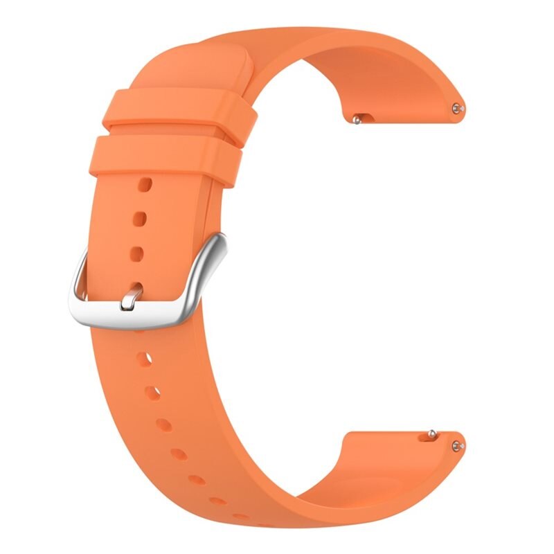 Rem af silikone til Samsung Galaxy Watch 7 44mm Orange - Sporty armbånd perfekt til træningen