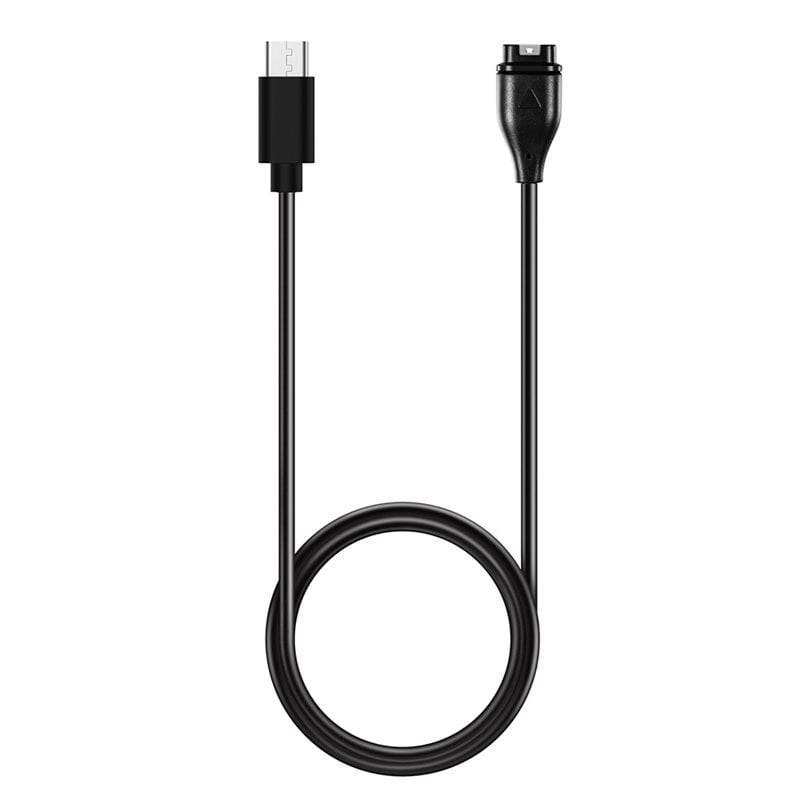 Garmin Vivoactive 4 opladerkabel USB-C 1m Sort