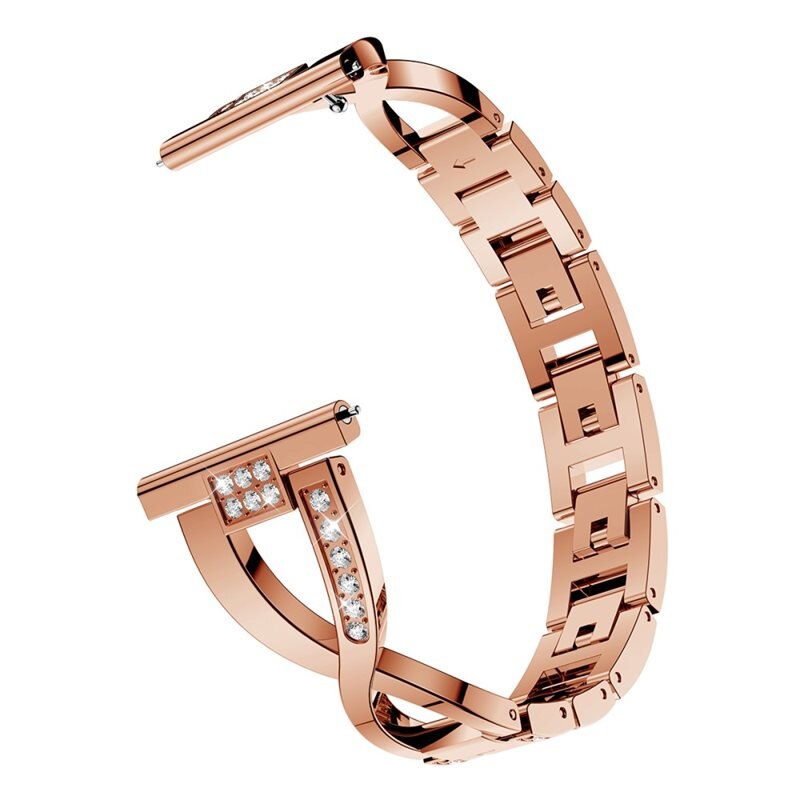 Crystal Bracelet Garmin Vivoactive 4 Rose Gold - Fint armbånd med glitrende sten i flot design