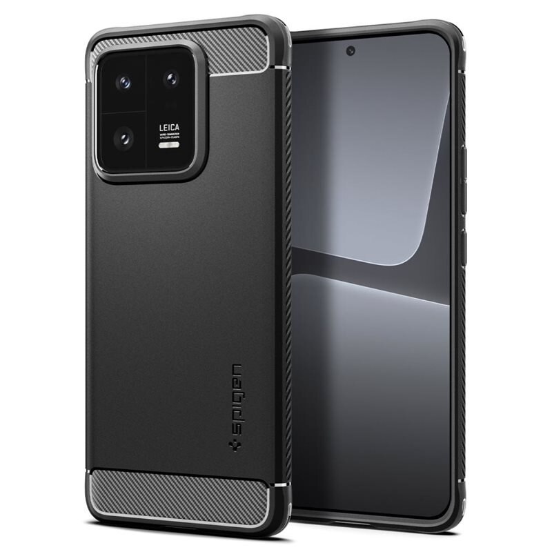 Spigen Xiaomi 13 Pro Case Rugged Armor Black - Sejt, stødbestandigt cover