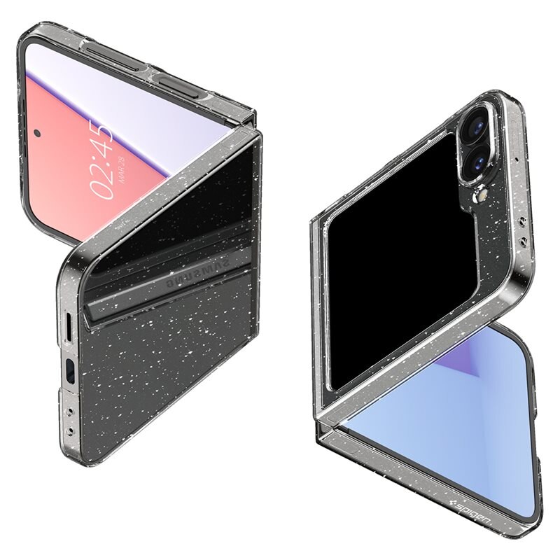 Spigen Samsung Galaxy Z Flip 6 Case AirSkin Crystal Quartz Glitter