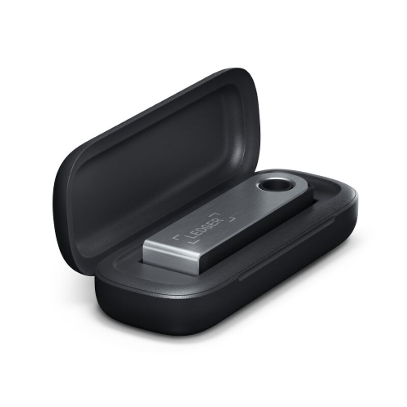 Ledger Nano S Plus-etui sort