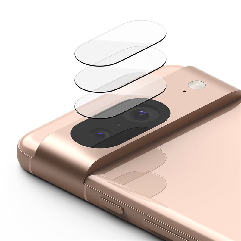 Ringke Camera Protector Glass Google Pixel 8 (3-pack) - Kamerabeskyttelse - Linsebeskyttelse - Høj kvalitet