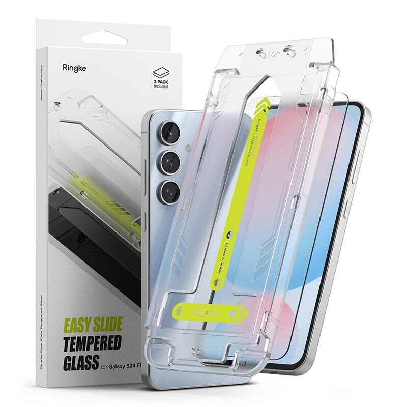 Ringke Easy Slide Glass (2-pack) Samsung Galaxy S24 FE