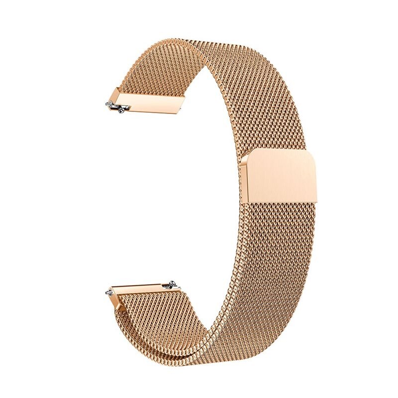 Armbånd Milanese Garmin Vivomove 3s Rose guld - Luksuriøst armbånd med magnetisk lukning - Rustfrit stål