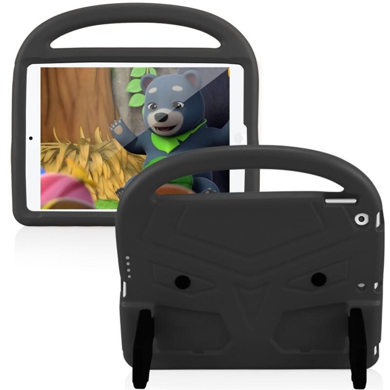 Cover EVA iPad 10.2 8th Gen (2020) sort - Perfekt til børn - Beskyttende stødsikkert cover