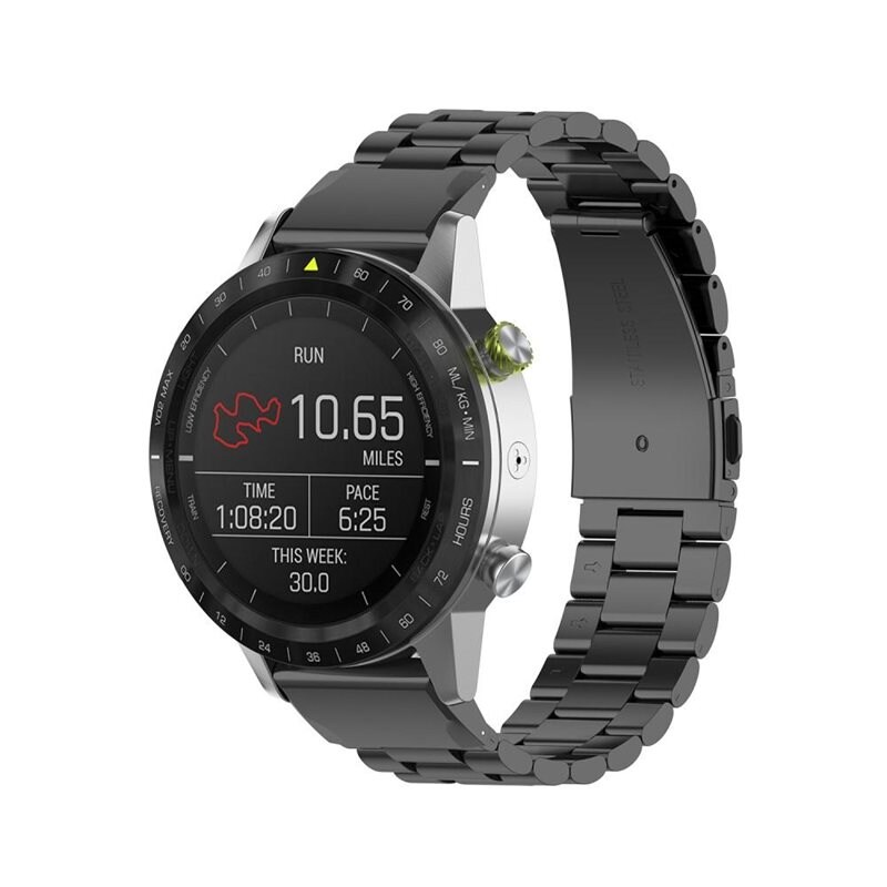 Metalarmbånd Garmin Fenix 7X Sort - Armbånd i luksuriøst og stilrent design