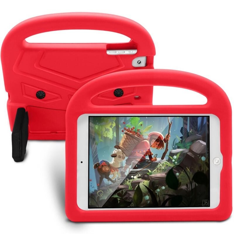 Cover EVA iPad Mini 4 7.9 (2015) rød - Perfekt til børn - Beskyttende stødsikkert cover