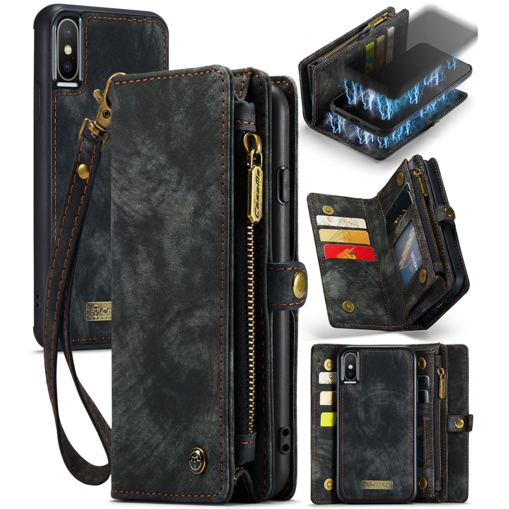 Multi-slot Mobiltaske iPhone X/XS Grå