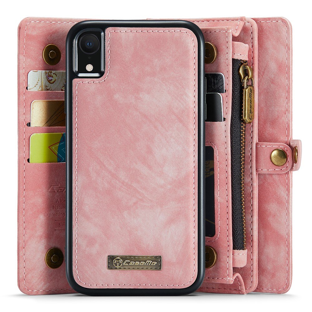 Multi-slot Mobiltaske iPhone Xr Lyserød