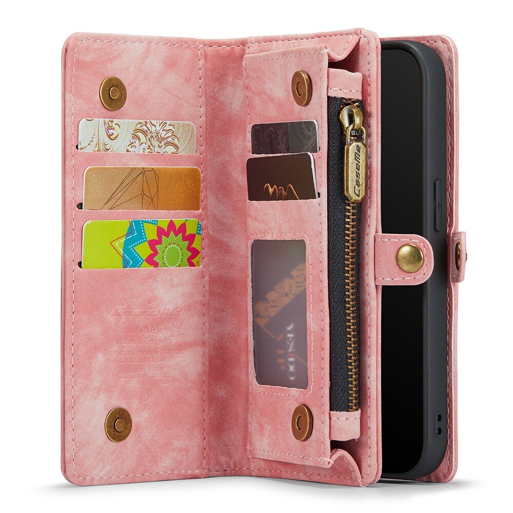 Multi-slot Mobiltaske iPhone Xr Lyserød