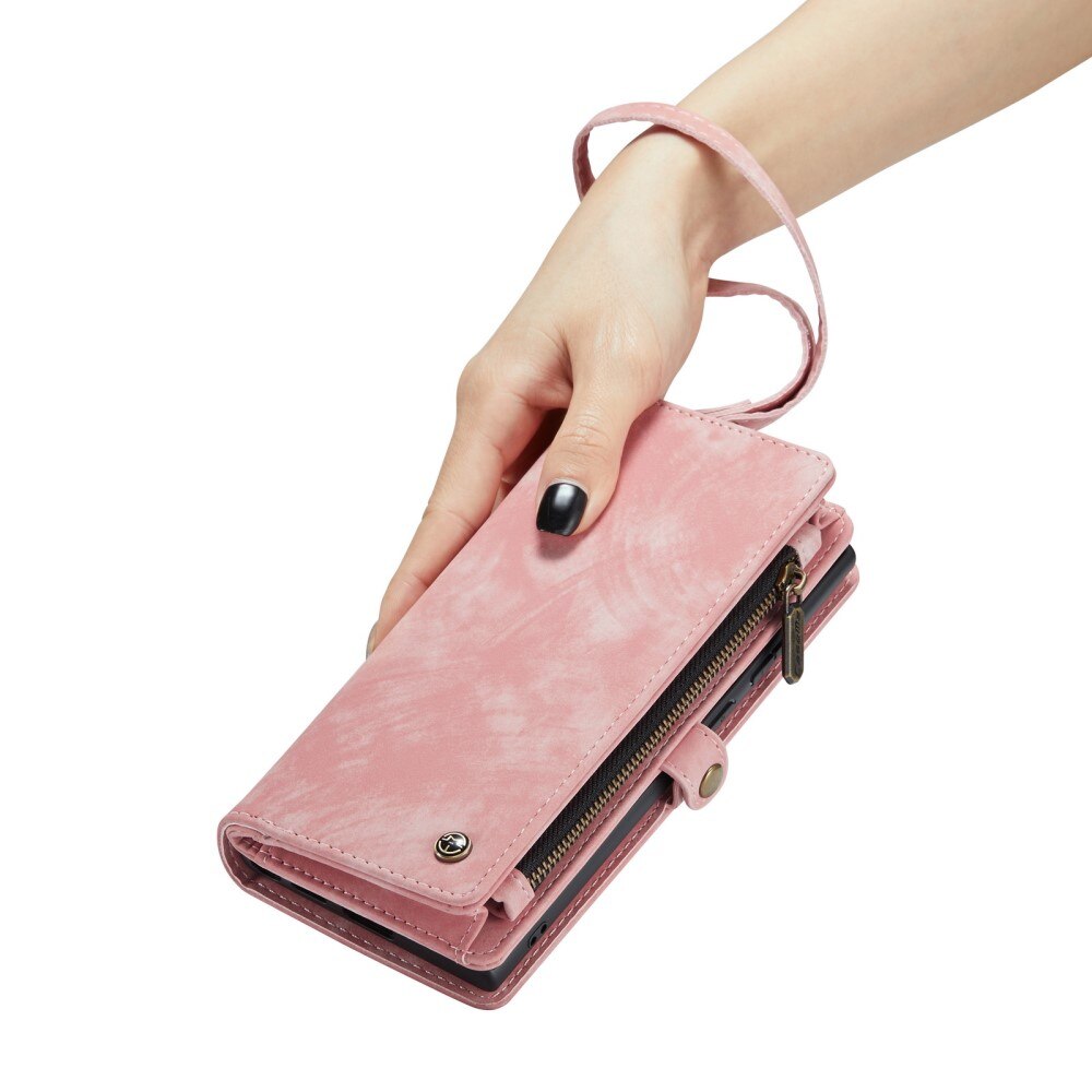Multi-slot Mobiltaske iPhone Xr Lyserød