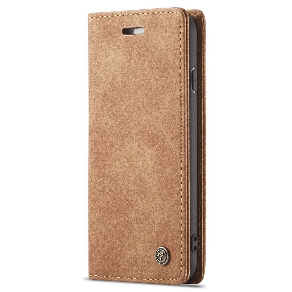 Slim Pung Etui iPhone 8 cognac