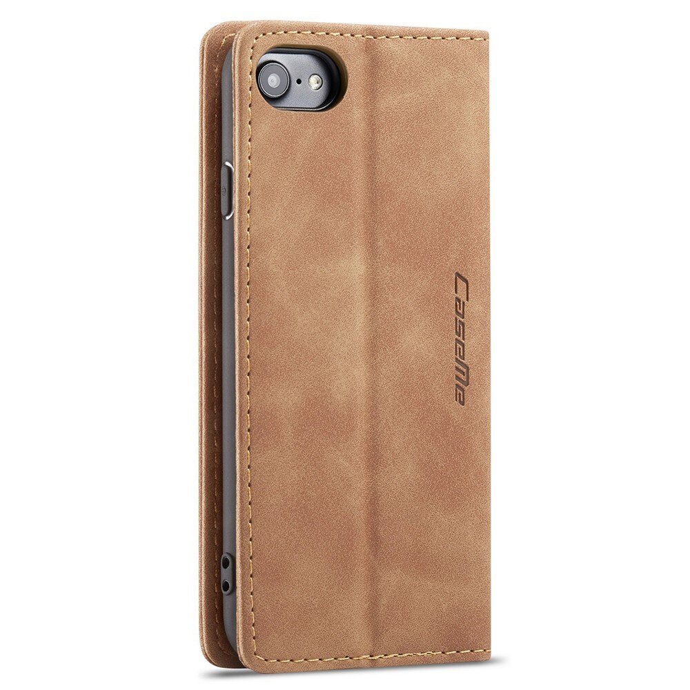 Slim Pung Etui iPhone SE (2022) cognac