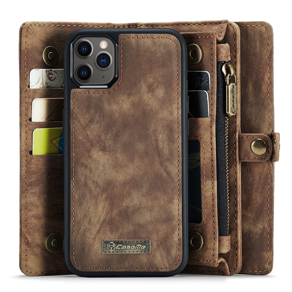 Multi-slot Mobiltaske iPhone 11 Pro Max brun