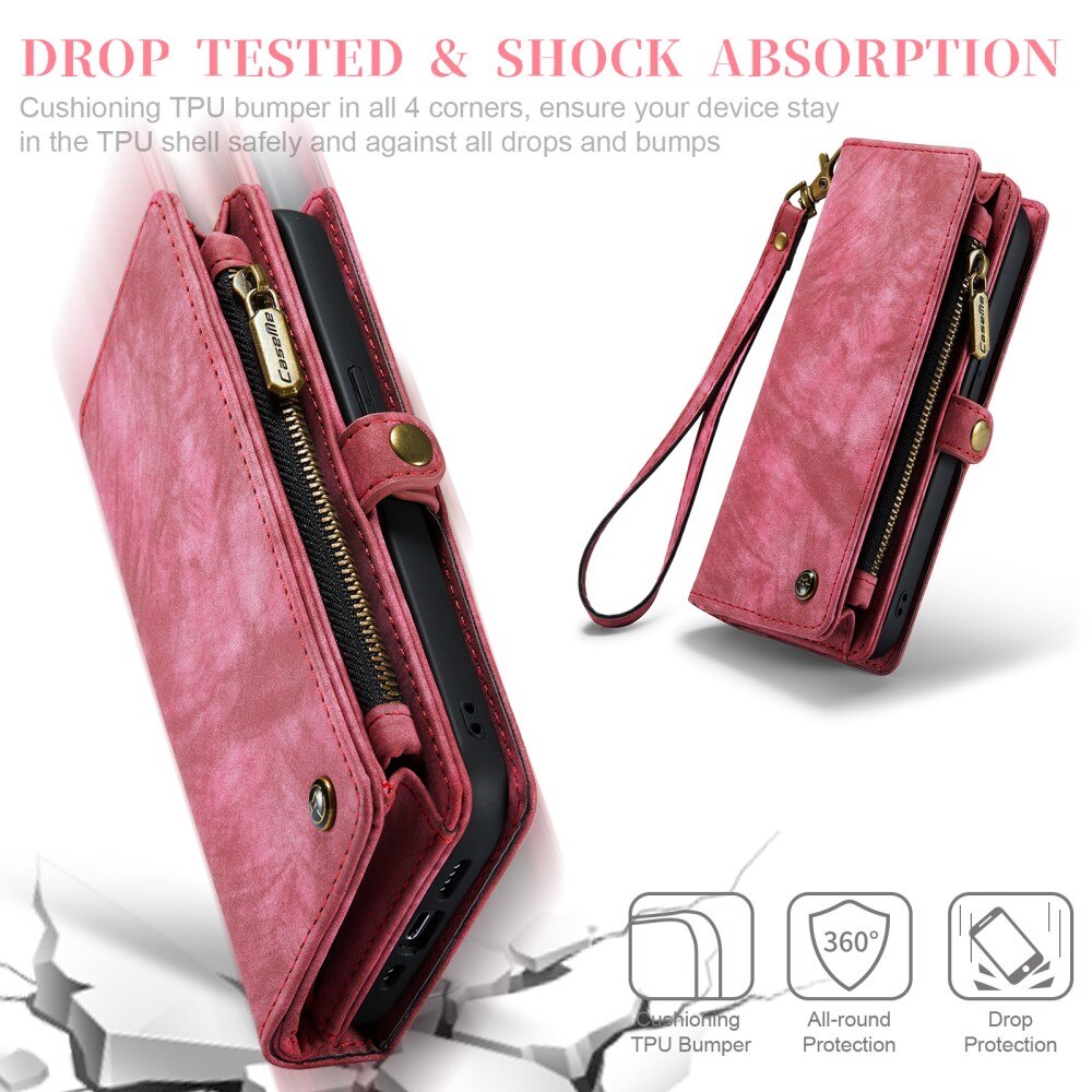 Multi-slot Mobiltaske Apple iPhone 11 Pro Rød