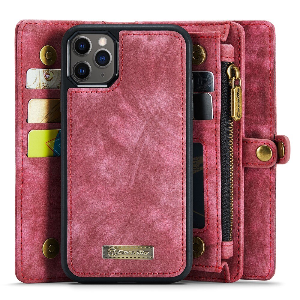 Multi-slot Mobiltaske Apple iPhone 11 Pro Rød
