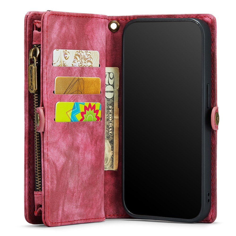 Multi-slot Mobiltaske Apple iPhone 11 Pro Rød
