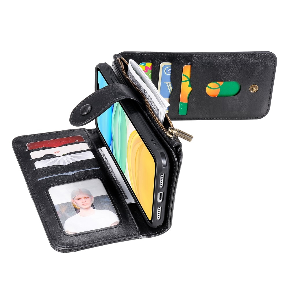 Magnet Leather Multi-Wallet iPhone 11 sort