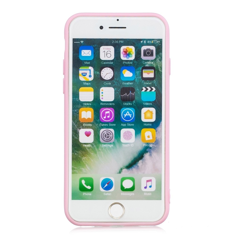 TPU Cover iPhone 7 lyserød