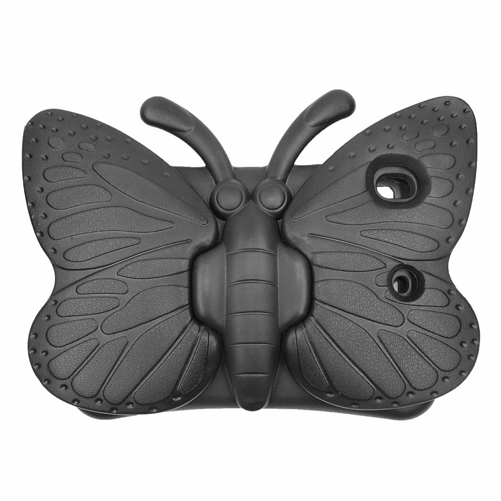 Apple iPad 10.2 børne cover sommerfugl sort