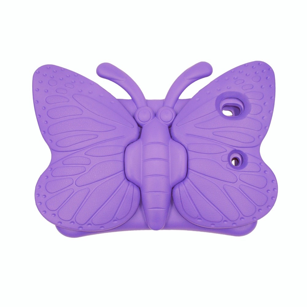 Apple iPad 10.2 børne cover sommerfugl lila