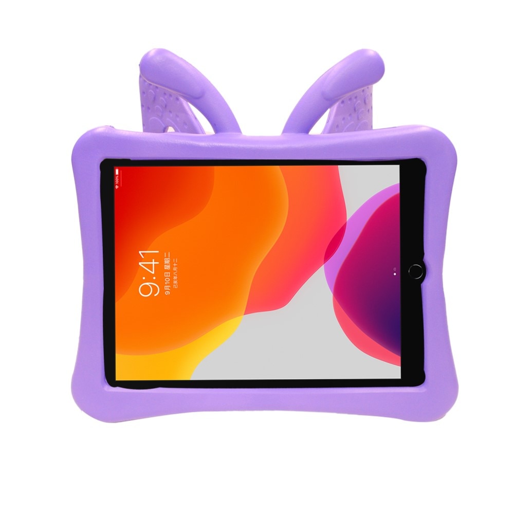 Børne cover sommerfugl iPad 10.2 8th Gen (2020) lila