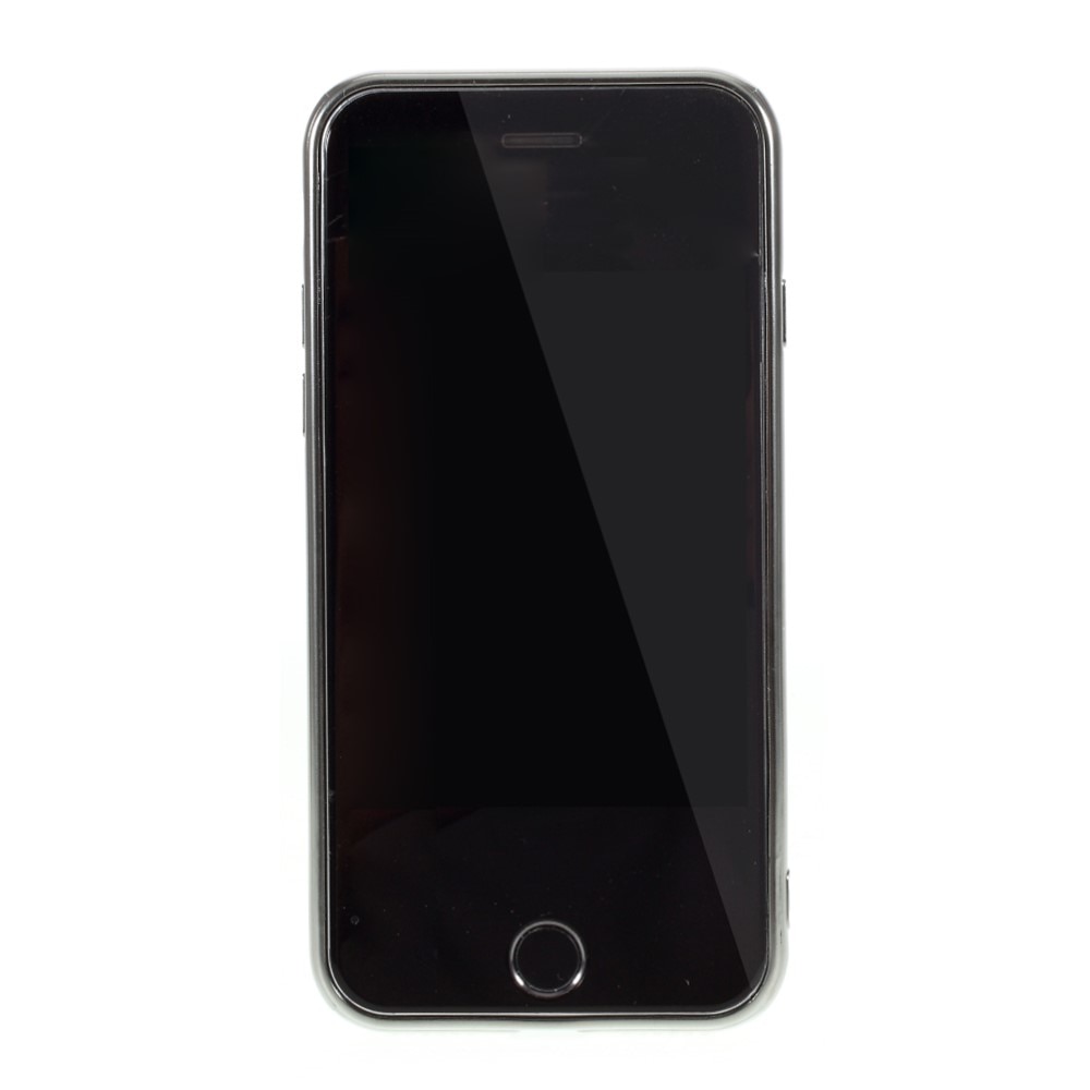 Glittercover iPhone SE (2020) sølv