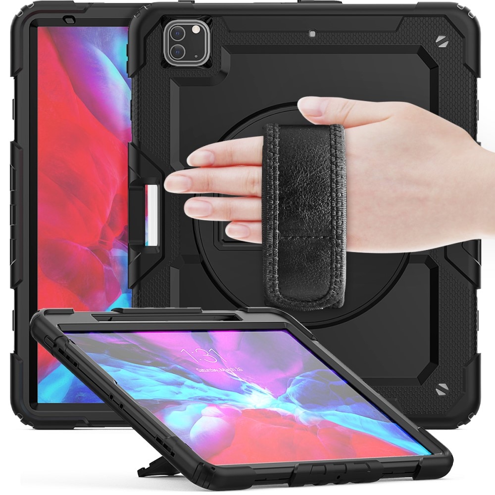 Stødsikker Full Protection Hybridcover iPad Pro 12.9 4th Gen (2020) sort