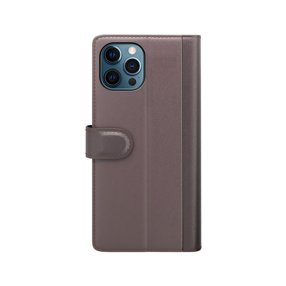 Ægte Læderetui iPhone 12 Pro Max Brun