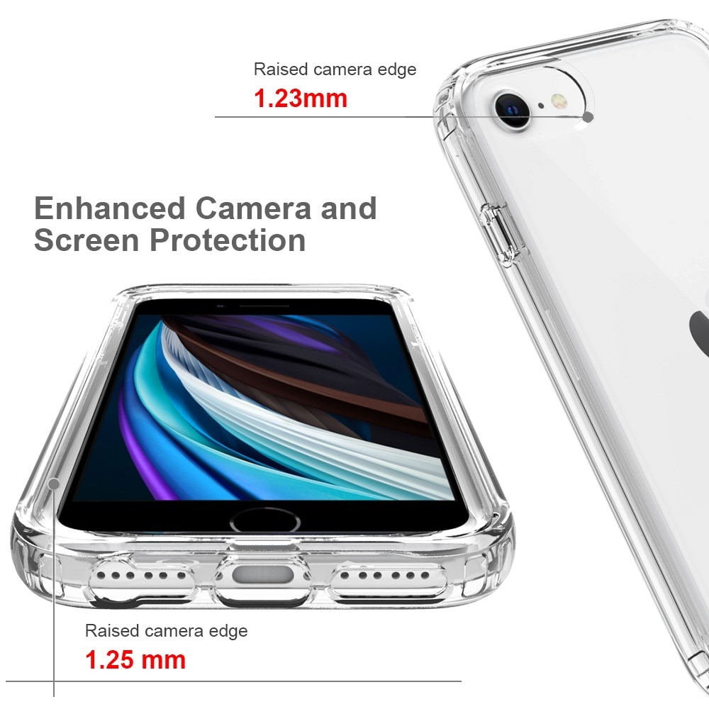 Full Cover Case iPhone 8 gennemsigtig