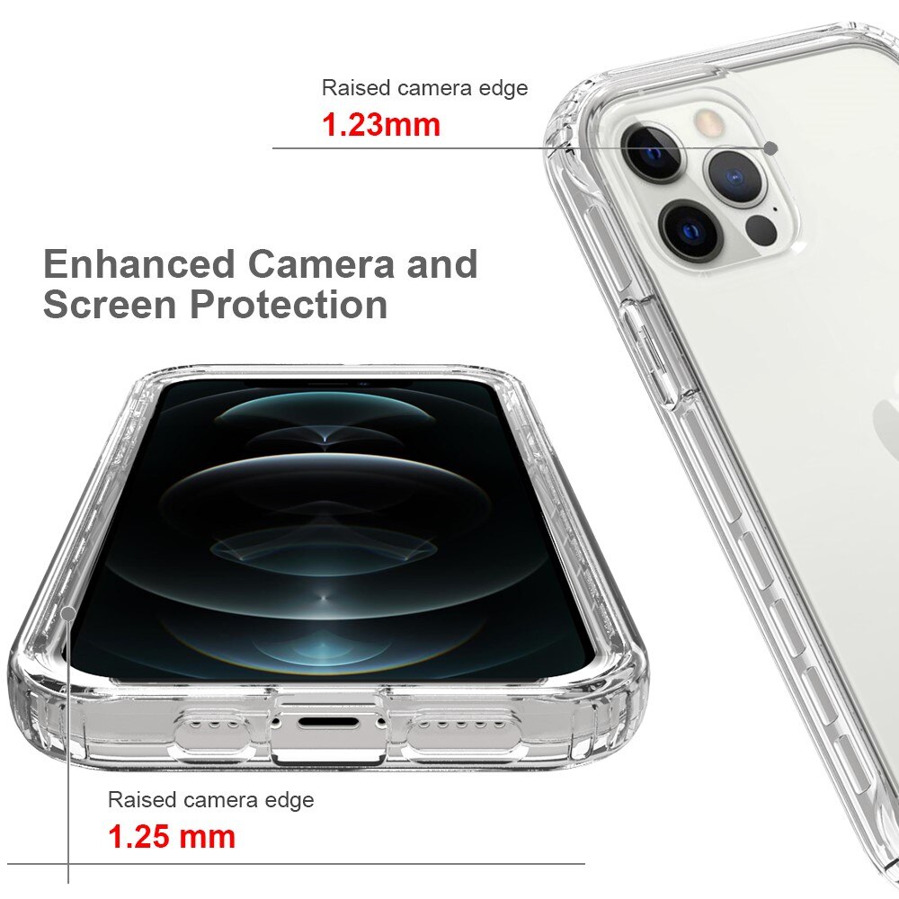 Full Cover Case iPhone 12/12 Pro gennemsigtig