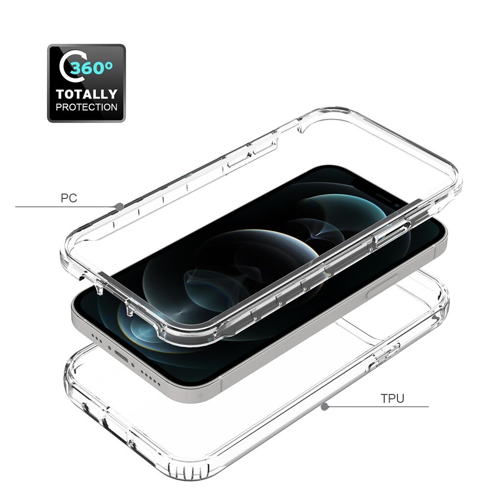 Full Cover Case iPhone 12/12 Pro gennemsigtig