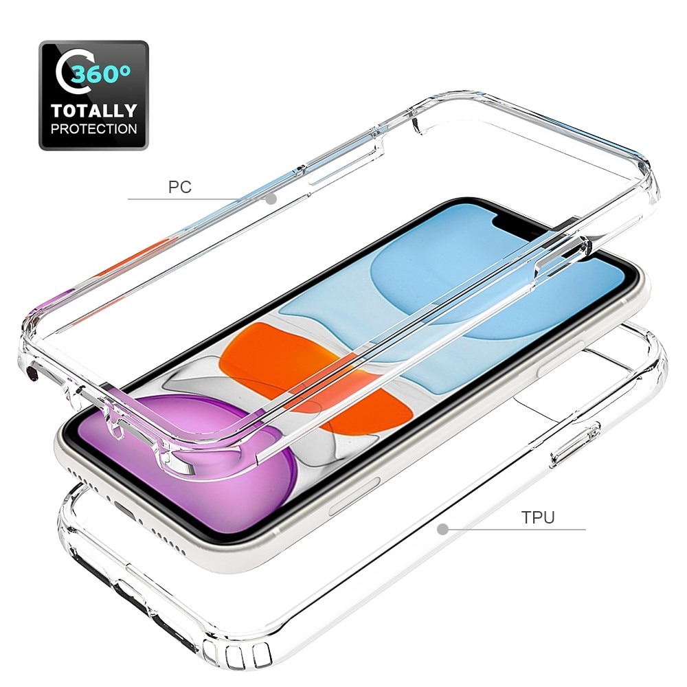 Full Cover Case iPhone 11 gennemsigtig