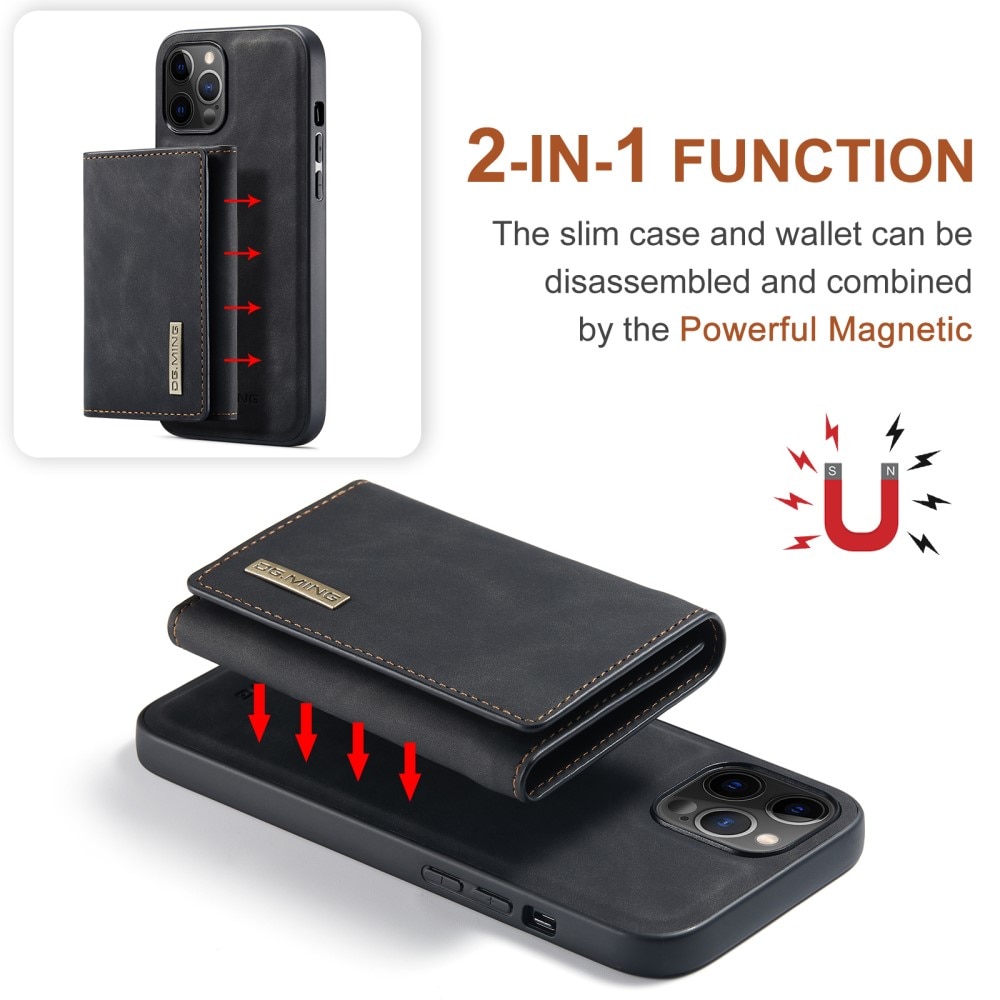 Magnetic Card Slot Case iPhone 12 Pro Max Black