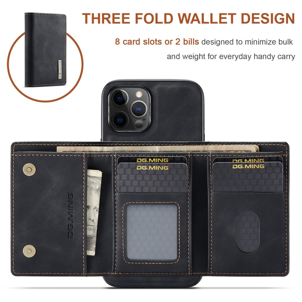 Magnetic Card Slot Case iPhone 12 Pro Max Sort